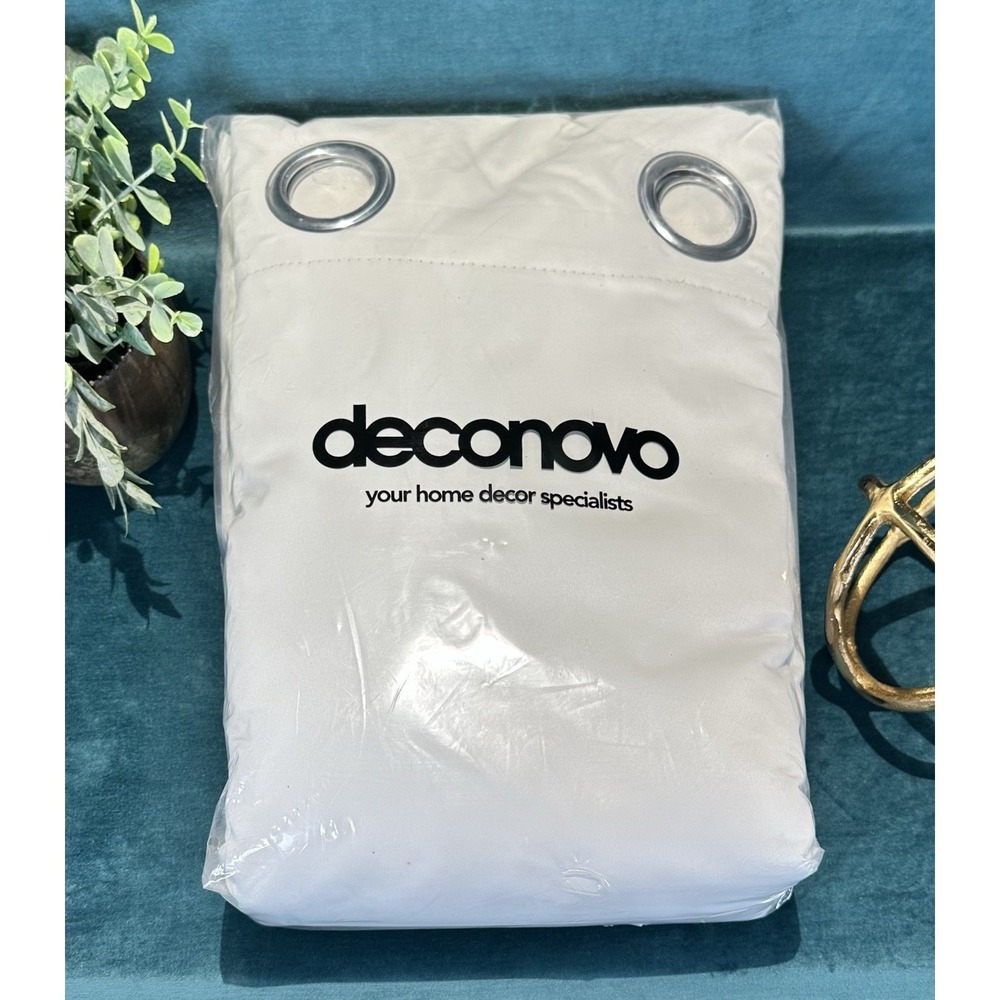 Deconovo 100% Blackout Curtains 52x108 Soundproof Thermal Set Of 2 With Grommets